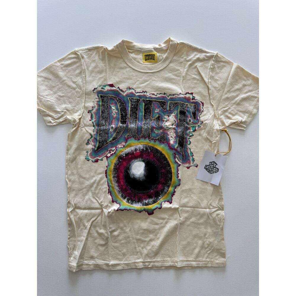Diet Starts Monday - DSM Eye Ball Tee Antique White Oversized Medium NWT!
